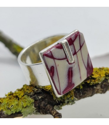 Mokume punane sõrmus