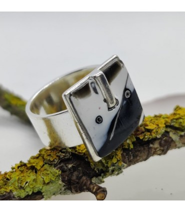 Mokume black ring