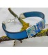 Mokume blue bracelet