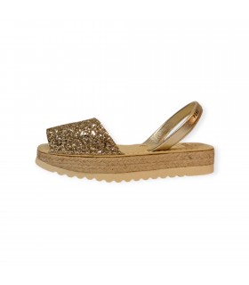 Platform Glitter Champagne
