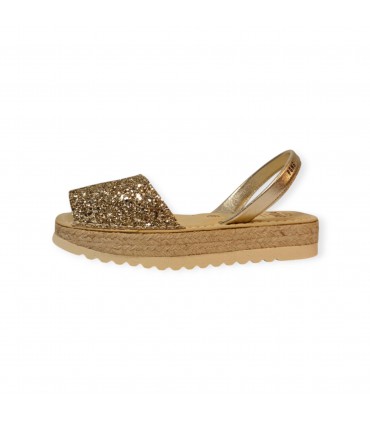 Platform Glitter Champagne